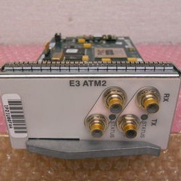 2-Port E3 ATM2 IQ Physical Interface Card (PIC)