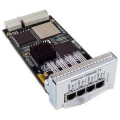 Juniper Networks PE-4FE-TX 4-Port Fast Ethernet, TX interface, RJ45 Connector