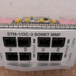 4-Port SONET, SDH OC-3, STM-1 PIC, Multi-Mode with PIC ejector