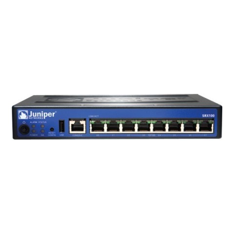 Juniper Networks SRX100H SRX Services Gateway 100 with 8XFE Ports 1GB Ram 1GB Flash