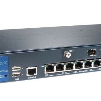 SRX220 Services Gateway VPN Firewall, No Modules