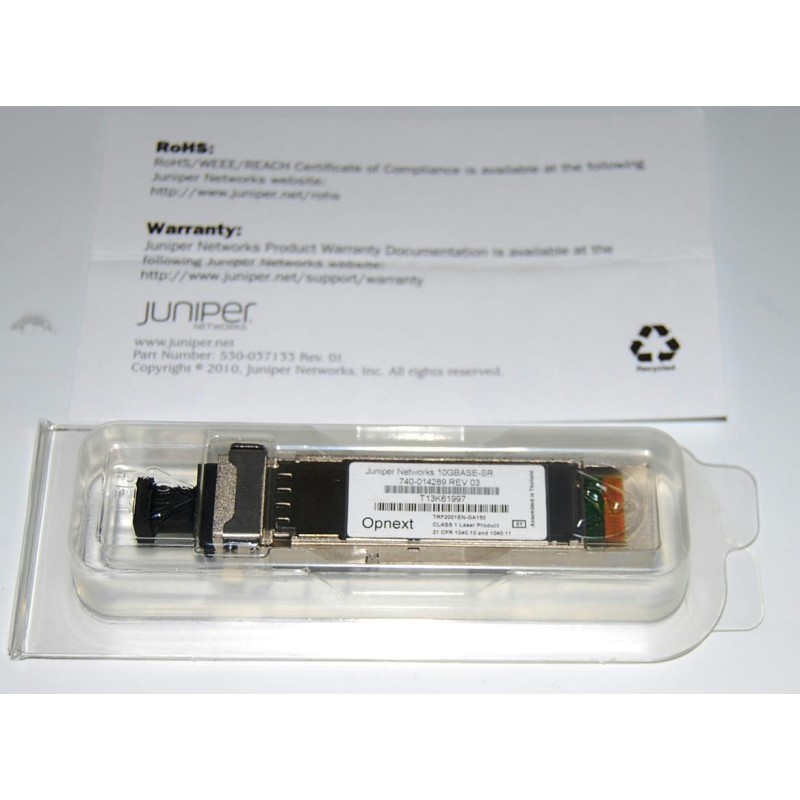 Juniper Networks XFP-10GE-SR 10ge XFP SR Multimode Transceiver