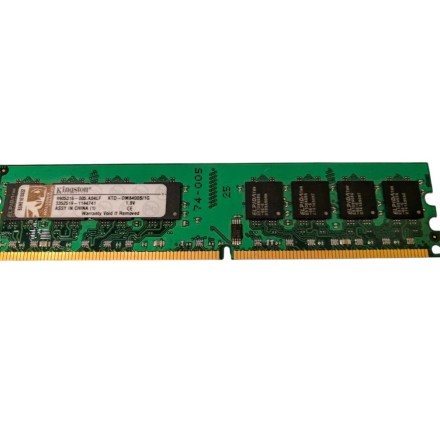 Kingston KTD-DM8400B-1G 1GB PC2-5300U DDR2-667 Low Profile Non-ECC Memory