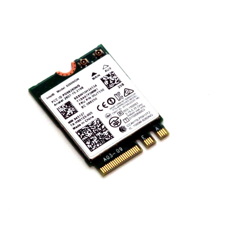 Lenovo 00JT530 00JT480 00JT481 Intel Wireless-AC 8260NGW NGFF Bluetooth 4.2 Card for ThinkPad
