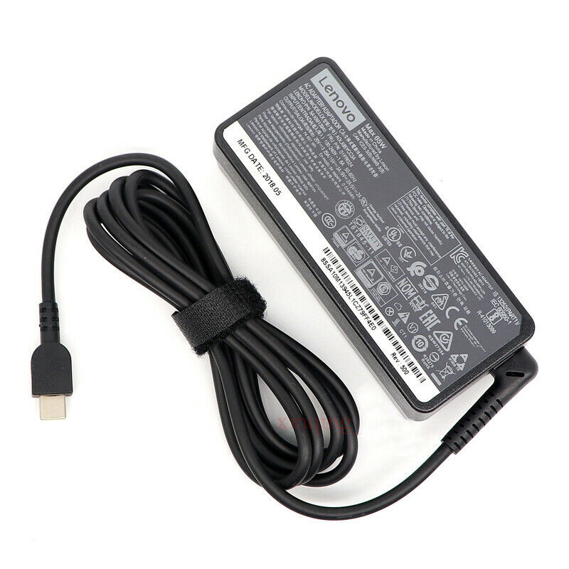 Lenovo 01FR024 Type-C 65W AC Adapter ADLX65YLC3A PA-1650-46 01FR028 SA10M13945