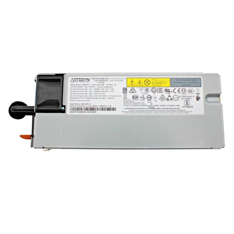Lenovo 01PF515 ThinkSystem 750W (230/115V) Platinum Hot-Swap Power