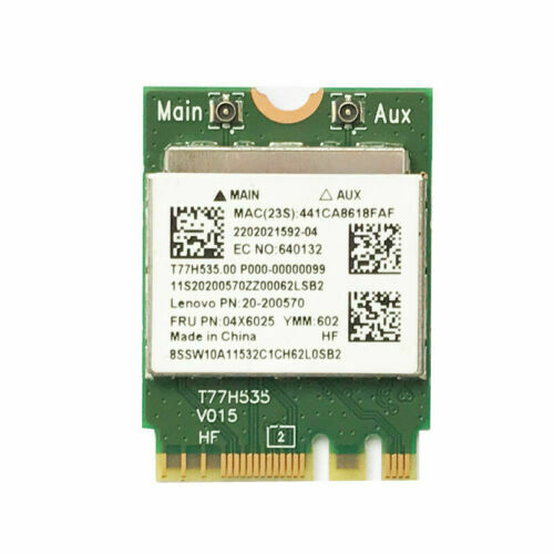 Lenovo 04X6025 Realtek Wireless + Bluetooth Card RTL8723BE for G51-35 Laptop