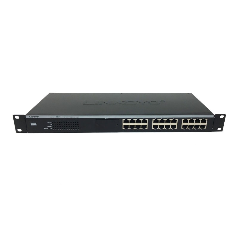 Linksys EF3124 EtherFast 3124 24-Port 10/100 Ethernet Switch, Rack-Mountable