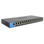 16-Port Desktop GB PoE Switch with 8x PoE Ports