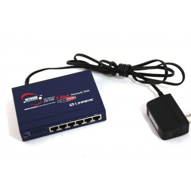 5-Port Fast Ethernet 10/100 Network Hub