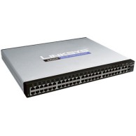 Linksys SLM248G4S Cisco Small Business Smart 48-Port Rack Mountable Switch, 48-Port 10/100, 4-Port Gigabit