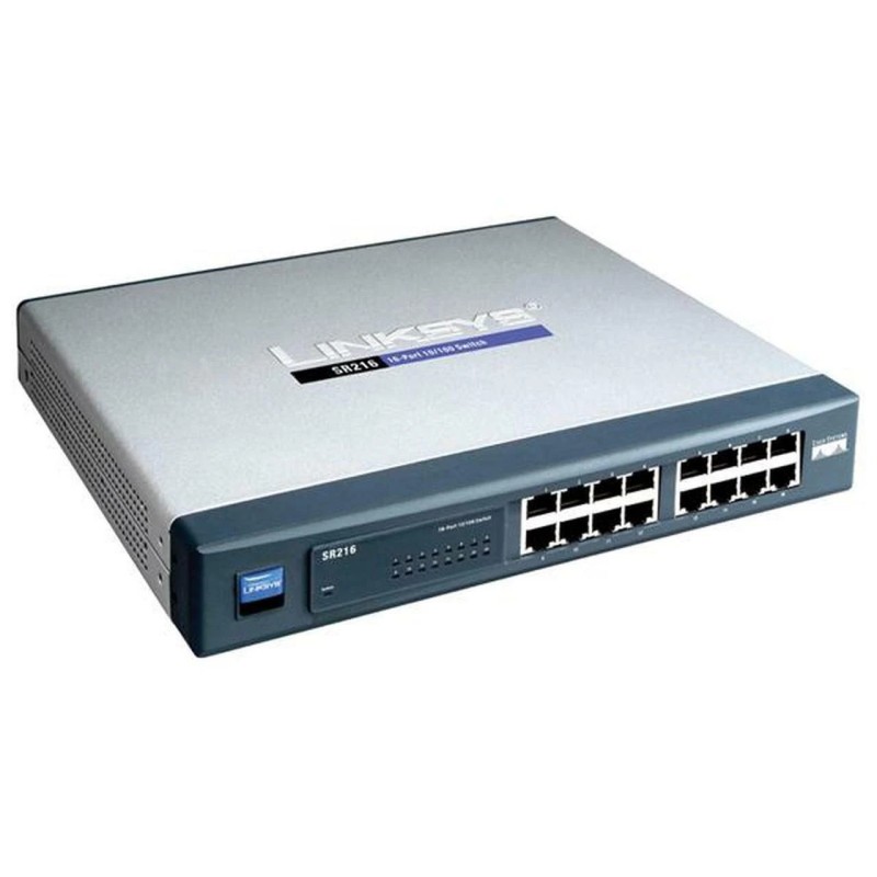 Linksys SR216 Cisco 16-Port 10/100 Network Switch Linksys SR216 Cisco 16-Port 10/100 Network Switch