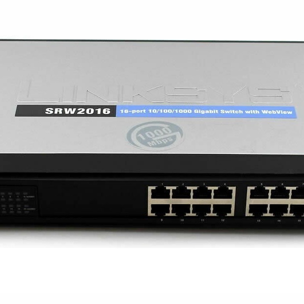 Linksys SRW2016 16-Port Gigabit Ethernet Switch