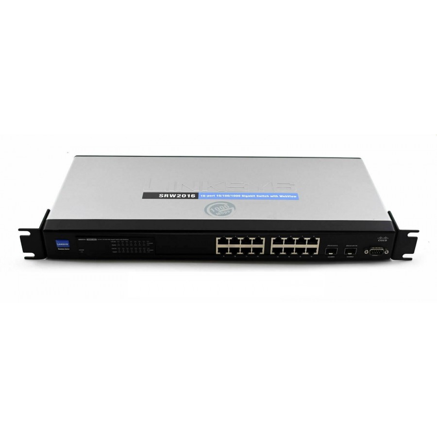 16-port Commutatore Gigabit 10/100/100 Cisco Cisco Linksys SRW2016 