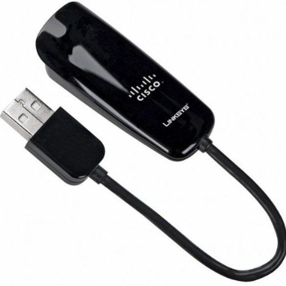 Linksys USB300M Cisco USB to Ethernet Adapter, USB 2.0 to RJ45