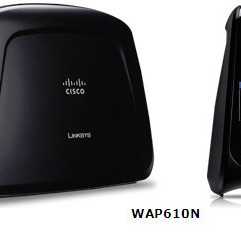 Cisco Wireless-N Access Point with Dual Band WIFI