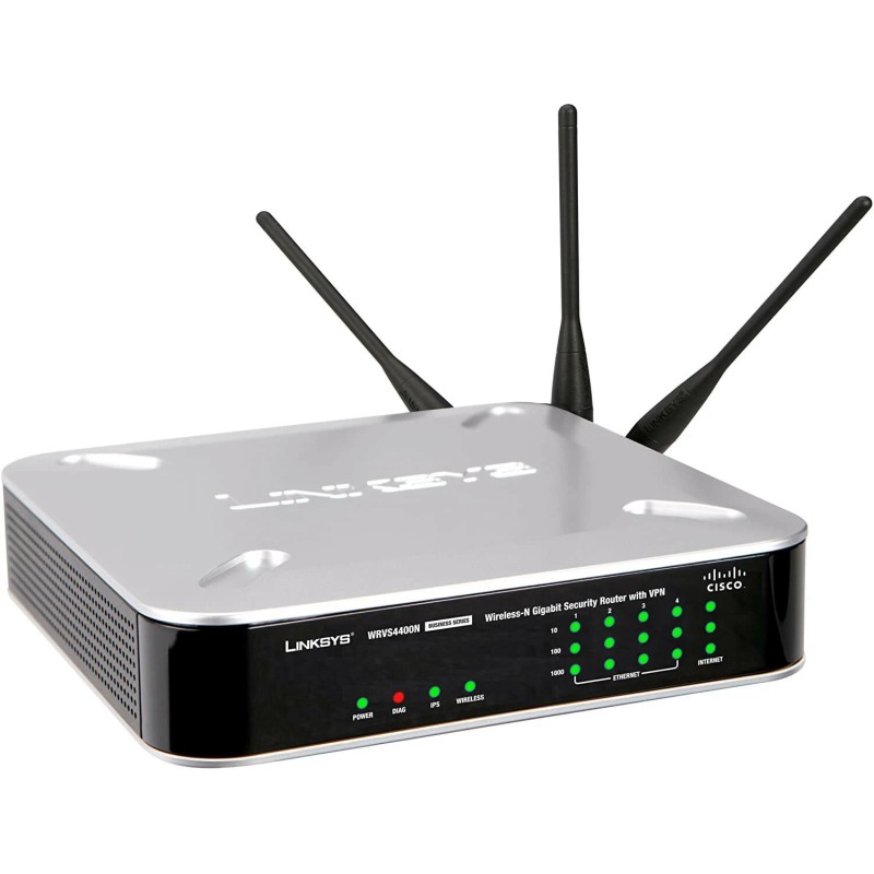 Linksys WRVS4400N Wireless-N Gigabit Security Router with VPN Linksys WRVS4400N Wireless-N Gigabit Security Router with VPN