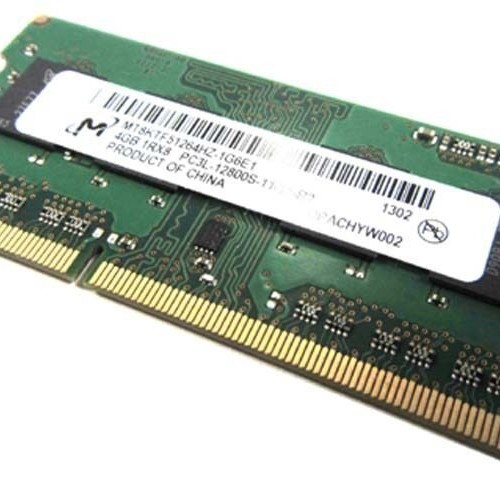 Micron MT8KTF51264HZ-1G6E1 4GB Memory 1Rx8 PC3L-12800S-11-11-B2 Laptop Memory Module