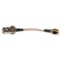 Coax Antenna Adapter - RP-SMA (M) to RP-BNC (F) - 3.25 in