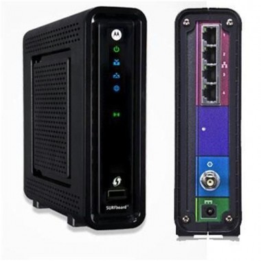 SURFboard Hi Performance Wireless N Cable Modem Gateway 4-Port Ethernet DOCSIS 3.0 8x4 802.11n