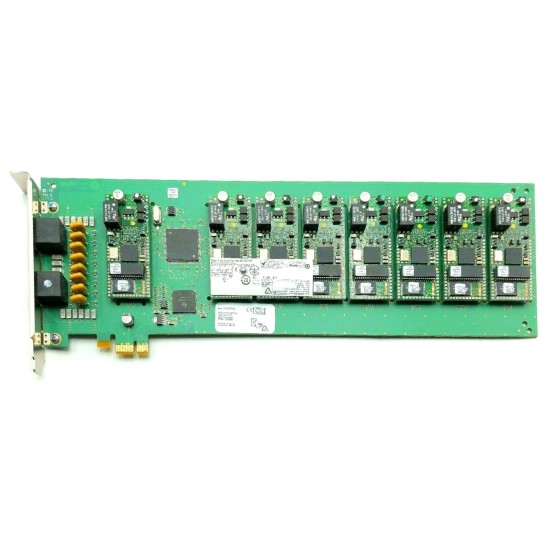 MultiTech ISI9234PCIE/8 Multimodem ISI Multiport Analog Modem Data/V.34 Fax 8-Modem Card V92 PCIe