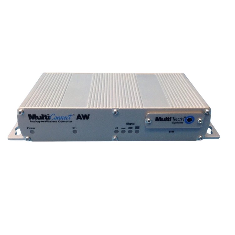 MultiTech MT100A2W-G-NAM Analog to Wireless Converter GPRS Built In GSM GPRS Modem US