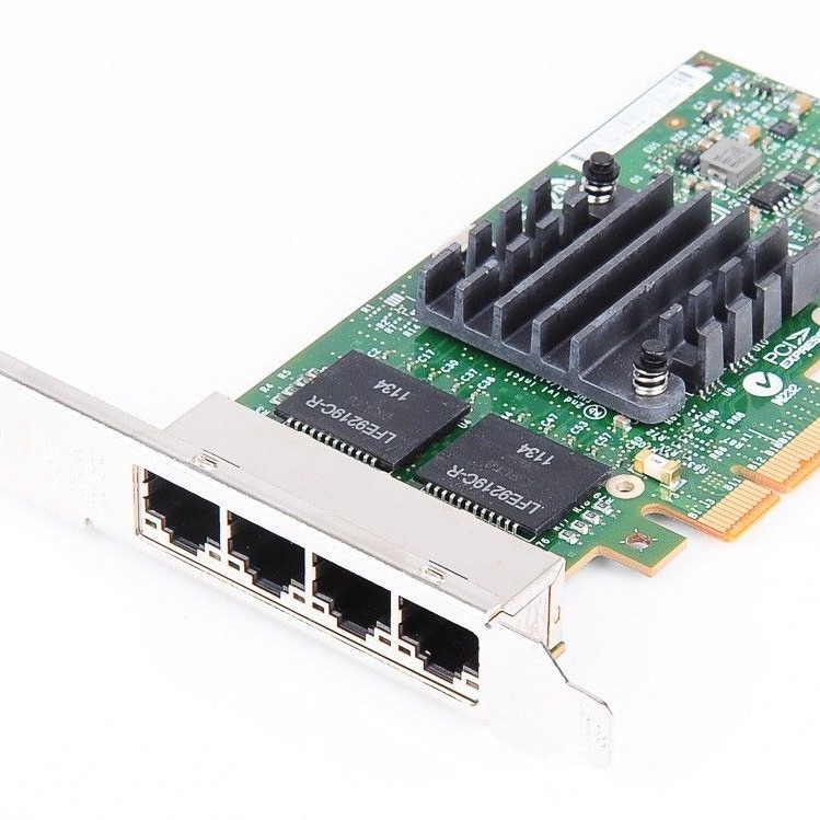 NetApp X1049B-R6 PCI-E Copper Gigabit QUAD-PORT 10/100/1000 Adapter Controller