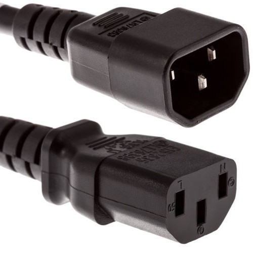 NetApp X1558A-R6 4-Foot C14 - C13 Power Cable Rack Cabinet Shelf Cord