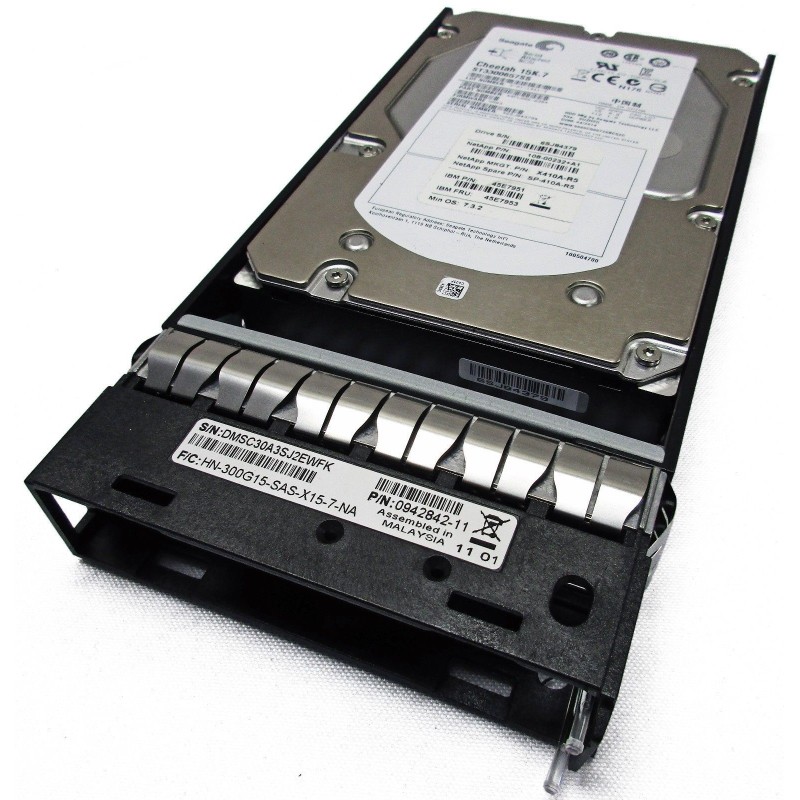 NetApp X410A-R5 300GB 15K SAS Hard Disk for DS4243 Shelf Hard Disk Drive HDD