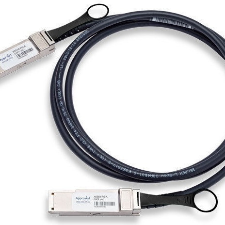 NetApp X6558-R6 QSFP to QSFP SAS Cntrl-Shelf/Shelf-Shelf/HA Cable 2M