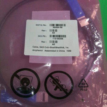 Cable Kit X6557-R6+A0 SAS Cntlr-Shelf/Shelf/HA 1m