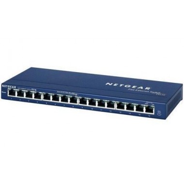 16-Port Dual Speed Network Hub (10/100 Mbps)