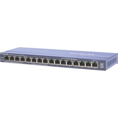 ProSafe 16-Port 10/100 Desktop Switch with 8-Port PoE FS116P