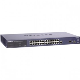 ProSafe External 24-Port 10/100 Smart Switch with 2 Gigabit Ports
