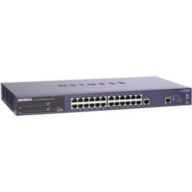 ProSafe External 24-Port 10/100 Smart Switch with 2 Gigabit Ports