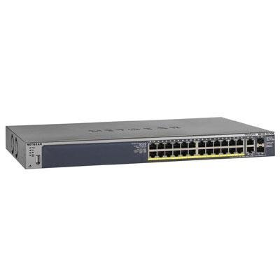 Netgear FSM7226P-100NES ProSafe M4100-26-PoE 24-Port Managed Switch
