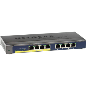 ProSafe 8-Port 10/100/1000 Gigabit Switch with 4-Port PoE