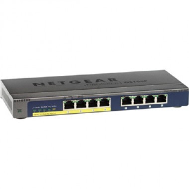 ProSafe 8-Port 10/100/1000 Gigabit Switch with 4-Port PoE