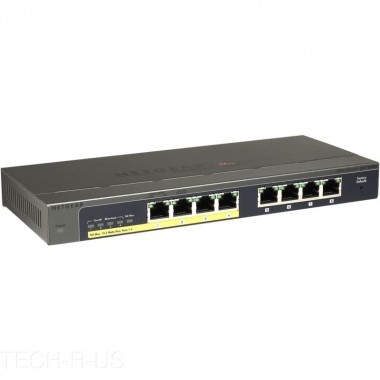 ProSafe Plus 8-Port Gigabit Ethernet Switch with 4-Port PoE