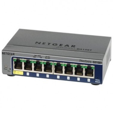 ProSafe 8-Port GS108Tv2 Gigabit Smart Switch