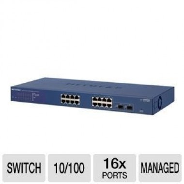 Prosafe 16-Port External Gigabit Switch Managed