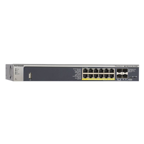 Netgear GSM5212P-100NES GSM5212P 12-Port Managed Gigabit PoE+ Desktop L2+ Switch