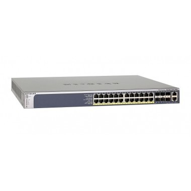 ProSafe 24-Port Gigabit PoE Stackable L2+ Managed Switch