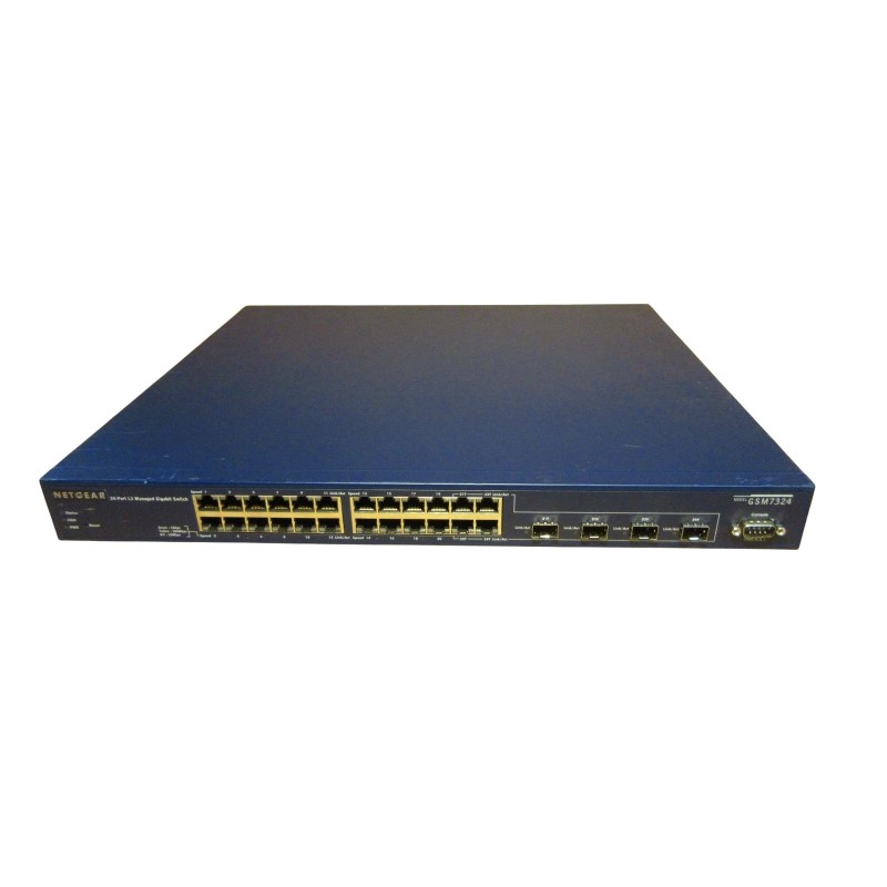Netgear GSM7324 ProSafe 24-Port Managed Gigabit Ethernet Switch Netgear GSM7324 ProSafe 24-Port Managed Gigabit Ethernet Switch