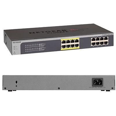 Netgear JGS516PE-100NAS ProSafe Plus GB Switch with PoE