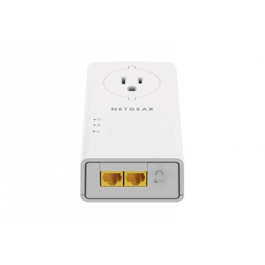 Powerline 2000 Network Extender with Extra Outlet PowerLine Ethernet Adapter - SINGLE UNIT