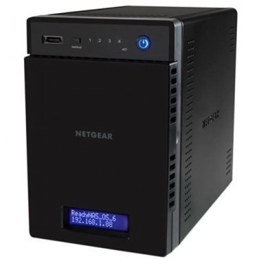 ReadyNAS 104 Network Attached Storage Server (NAS) Diskless Gigabit Ethernet