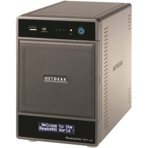 ReadyNAS Nv+ V2 Network Storage Server (NAS) SATA RAID 0/1/5 4-Bay Diskless Home/soho