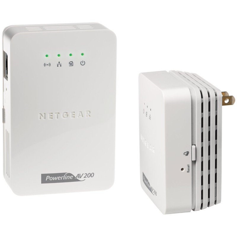 Netgear XAVNB2001-100NAS PowerLine Av 200 Wireless-N Extender Kit