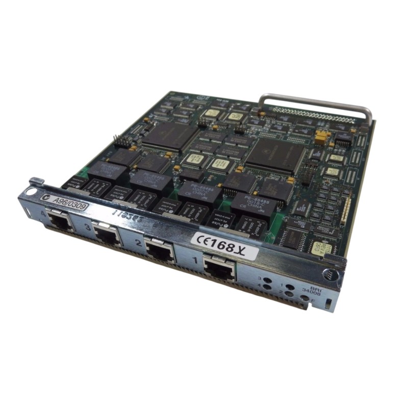 Nortel 34008-S Access Stack Node (ASN) 4-Port BRI Card